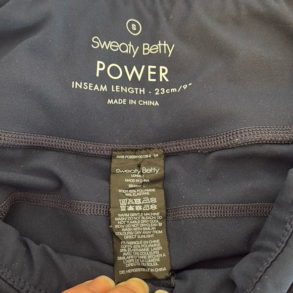 Sweaty Betty Power biker shorts , sz small - Picture 10 of 12